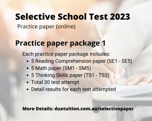Selective test package 1